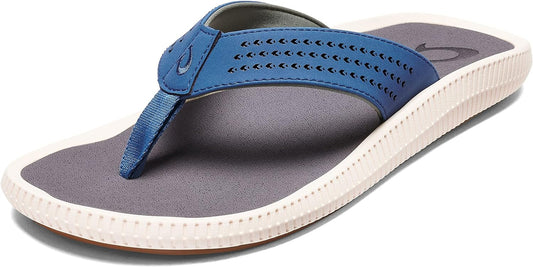 Ulele Men's Beach Sandals, Water Resistant Flip Flops, Arch Support & Comfort Fit, Lightweight & Durable, Enhanced Grip & Traction
