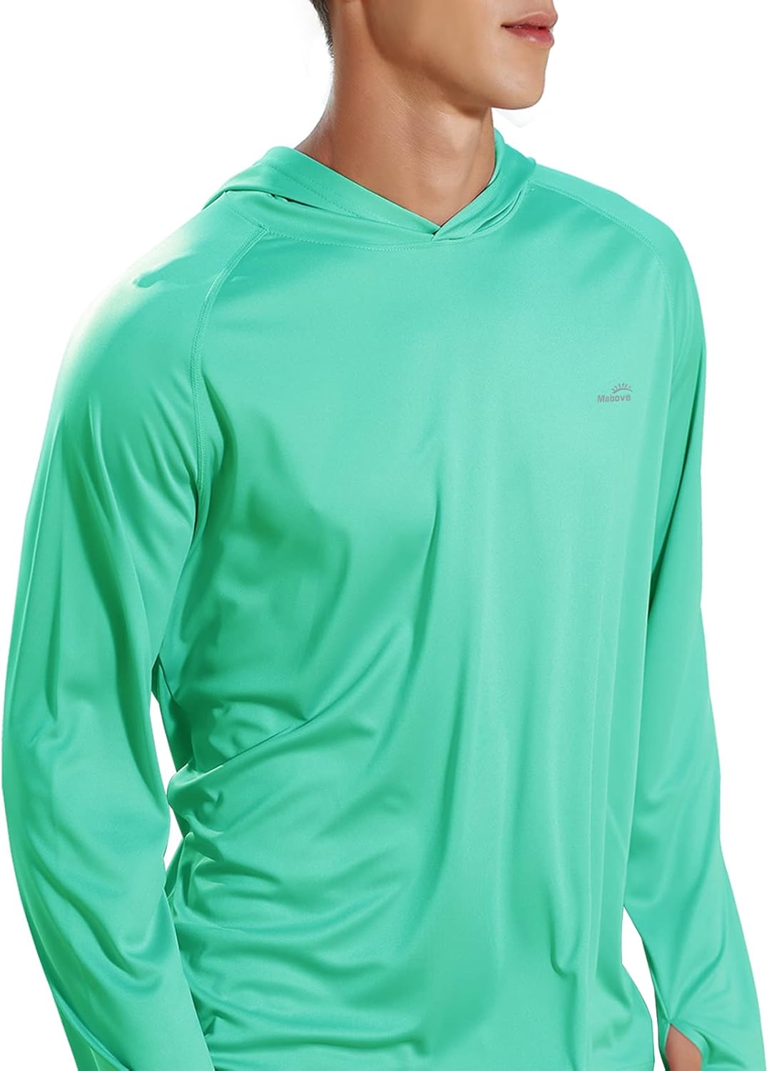 Men's UPF 50+ Long Sleeve Sun Shirts UV Protection Hoodie Rash Guard Hiking Fishing Swim T Shirt