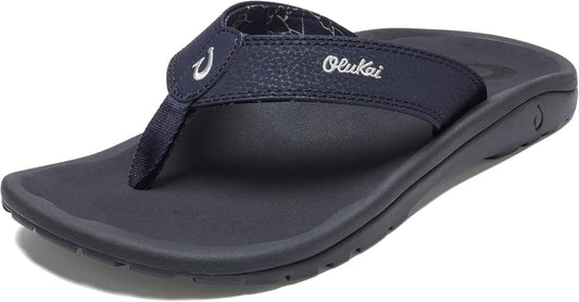 Ohana Men's Beach Sandals, Water Resistant Flip Flops, Arch Support & Comfort Fit, Lightweight & Durable, Enhanced Grip & Traction