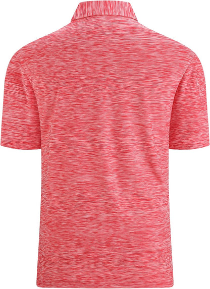 Men's Golf Shirt Moisture Wicking Quick-Dry Short Sleeve Casual Polo Shirt for Men