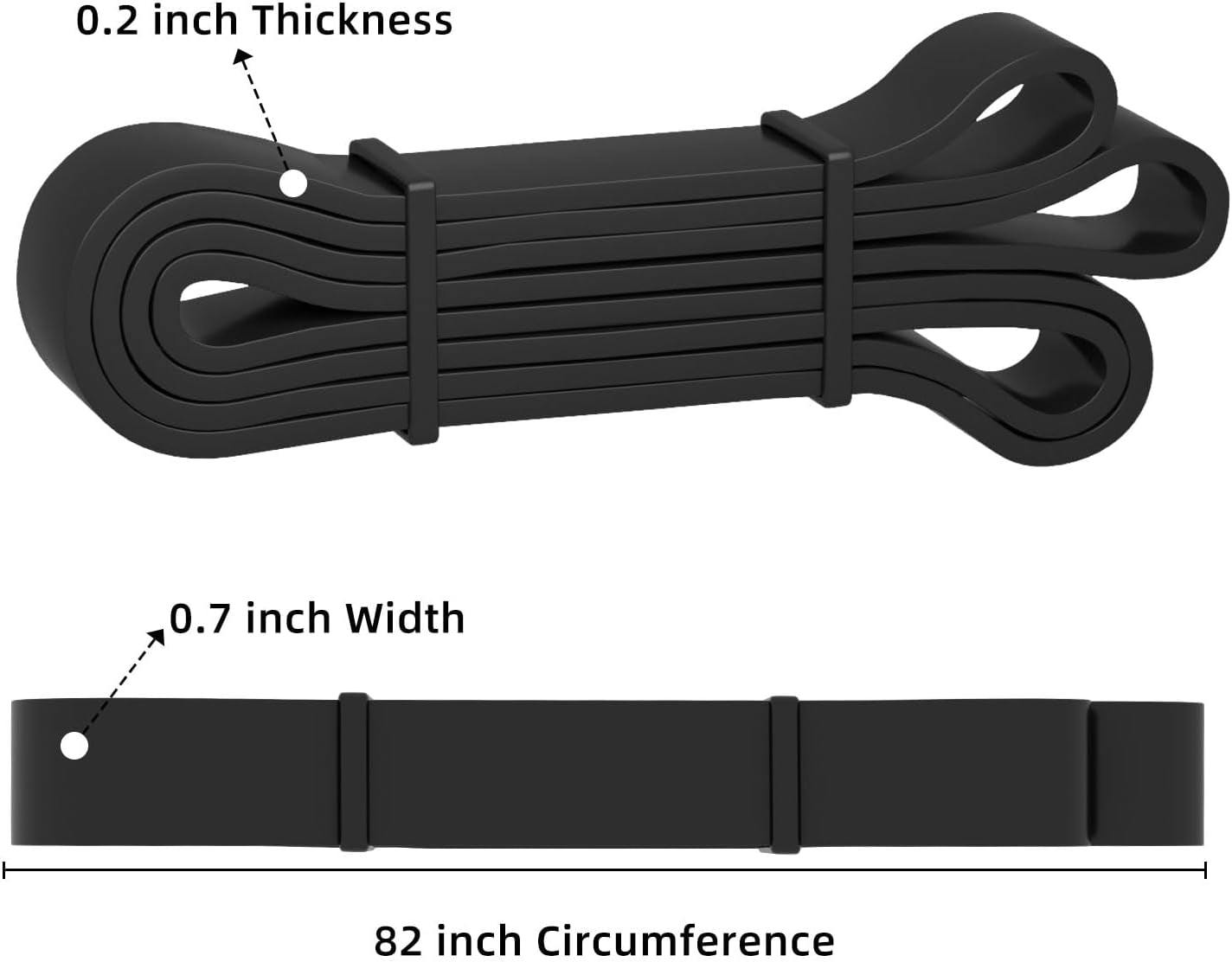Resistance Bands, Pull up Bands, Pull up Assist Band Exercise Bands for Men & Women Work Outs, Body Stretching, Physical Therapy, Muscle Training