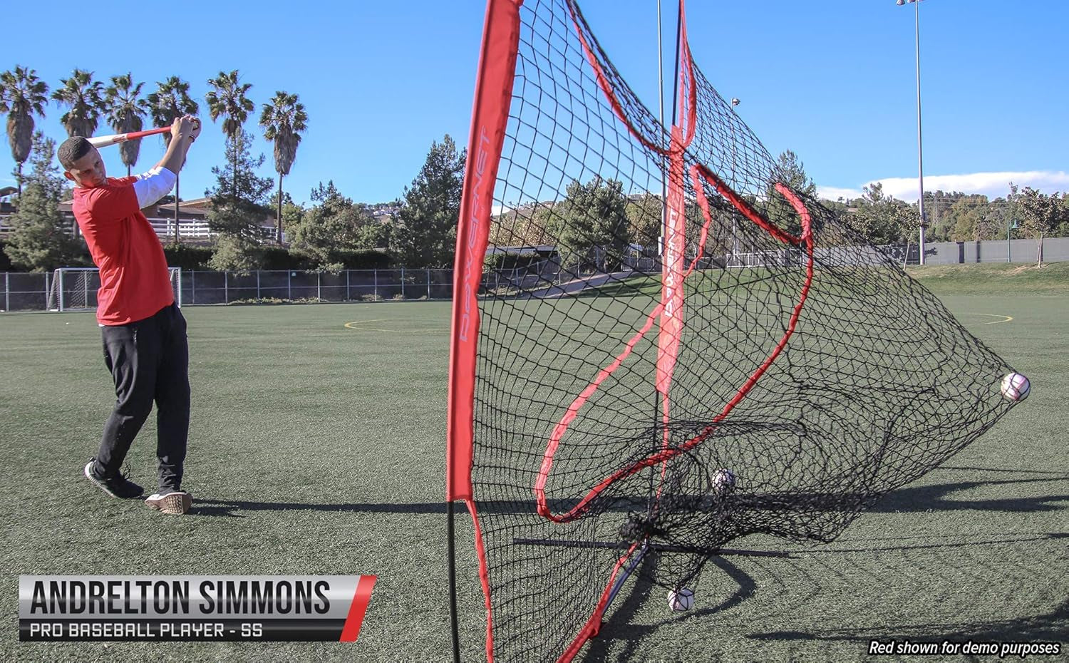 Baseball Softball Practice Net 7X7 with Baseball Accessories for Practice Pitching, Batting & Fielding, Ball Caddy, Weighted Baseballs, Tee